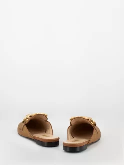 Sabot Cuoio In Juta Con Design Dorato -Birkenstock Italia stimm sabot cuoio in juta con design dorato3