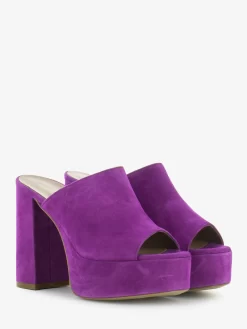 Sabot In Camoscio Magenta