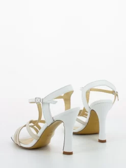 Sandali In Nappa Bianco / Beige -Birkenstock Italia stimm sandali in nappa bianco beige3