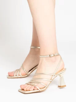 Sandali In Nappa Laminata Platino -Birkenstock Italia stimm sandali in nappa laminata platino2