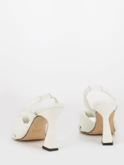 Sandali In Nappa Latte Con Maxi Nodo -Birkenstock Italia stimm sandali in nappa latte con maxi nodo3