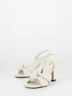 Sandali In Nappa Latte Con Maxi Nodo -Birkenstock Italia stimm sandali in nappa latte con maxi nodo4