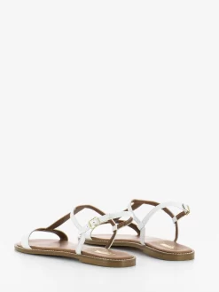 Sandali In Pelle Ad H Bianchi -Birkenstock Italia stimm sandali in pelle ad h bianchi3