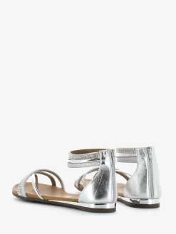 Sandali Laminati Con Strass Argento -Birkenstock Italia stimm sandali laminati con strass argento3