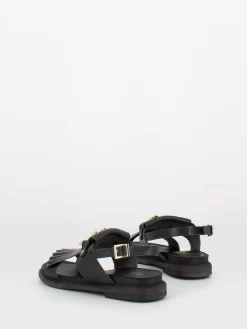 Sandali Neri Con Frange E Catena -Birkenstock Italia stimm sandali neri con frange e catena3