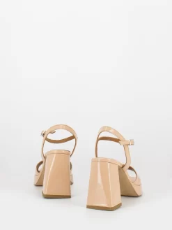 Sandali Open-toe In Vernice Nude -Birkenstock Italia stimm sandali open toe in vernice nude3