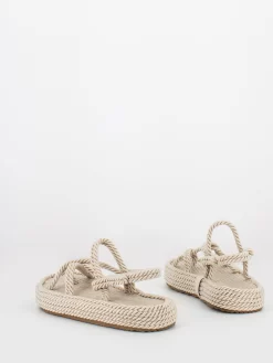 Sandali Platform Beige In Corda -Birkenstock Italia stimm sandali platform beige in corda3