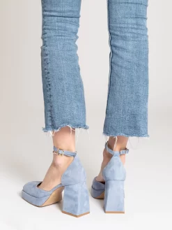 Sandali Punta Squadrata Con Plateau Jeans -Birkenstock Italia stimm sandali punta squadrata con plateau jeans3