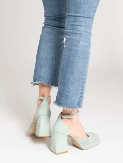 Sandali Punta Squadrata Con Plateau Mint -Birkenstock Italia stimm sandali punta squadrata con plateau mint3