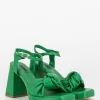 Sandali Sacaia 90 Nappa Smeraldo