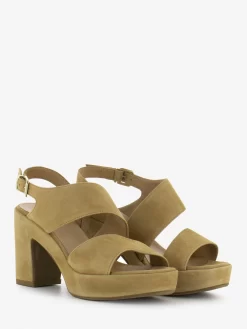 Sandali Vera Camoscio Legno