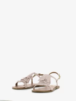 Sandali Viareggio Camoscio Con Frange Rosa -Birkenstock Italia stimm sandali viareggio camoscio con frange rosa4