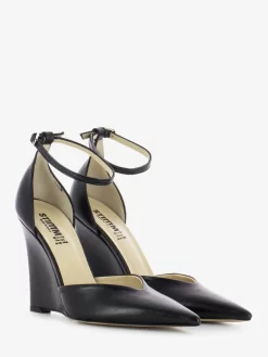 Sandalo Con Cinturino Nero