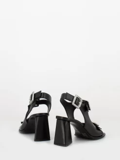 Strategia Sandali Talco Neri Con Fibbie Lavorate -Birkenstock Italia strategia sandali talco neri con fibbie lavorate3